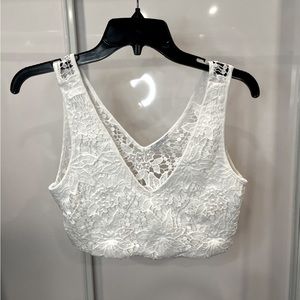 Zara Lace bralette crop top